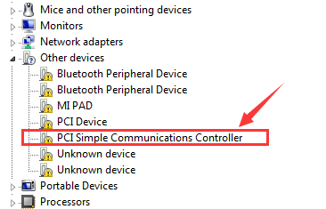 pci communication driver for windows 10